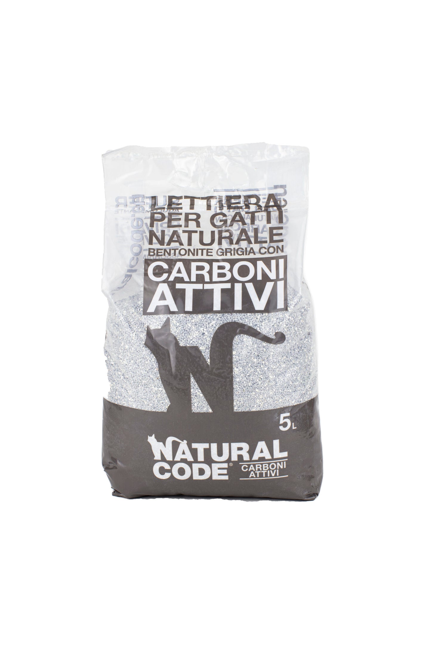 Lettiera Bentonite Agglomerante Carboni Attivi Natural Code 5 Lt
