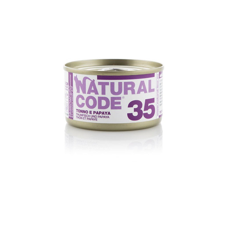 Natural Code gatto 35 Tonno e Papaya Jelly 85 gr