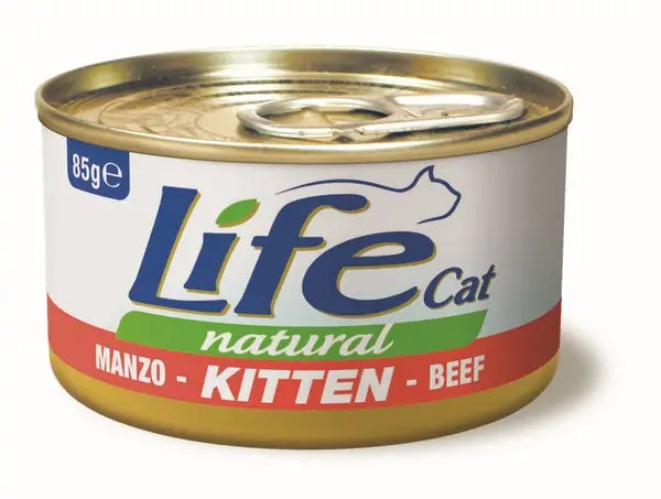 Life Natural gatto Kitten Manzo 85 gr