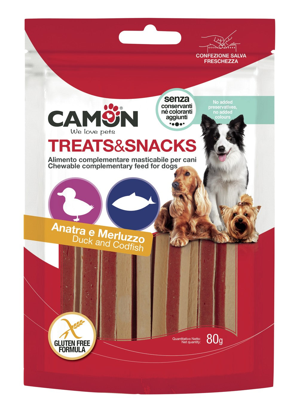Sandwich di Anatra e Merluzzo Snack Camon 80 gr