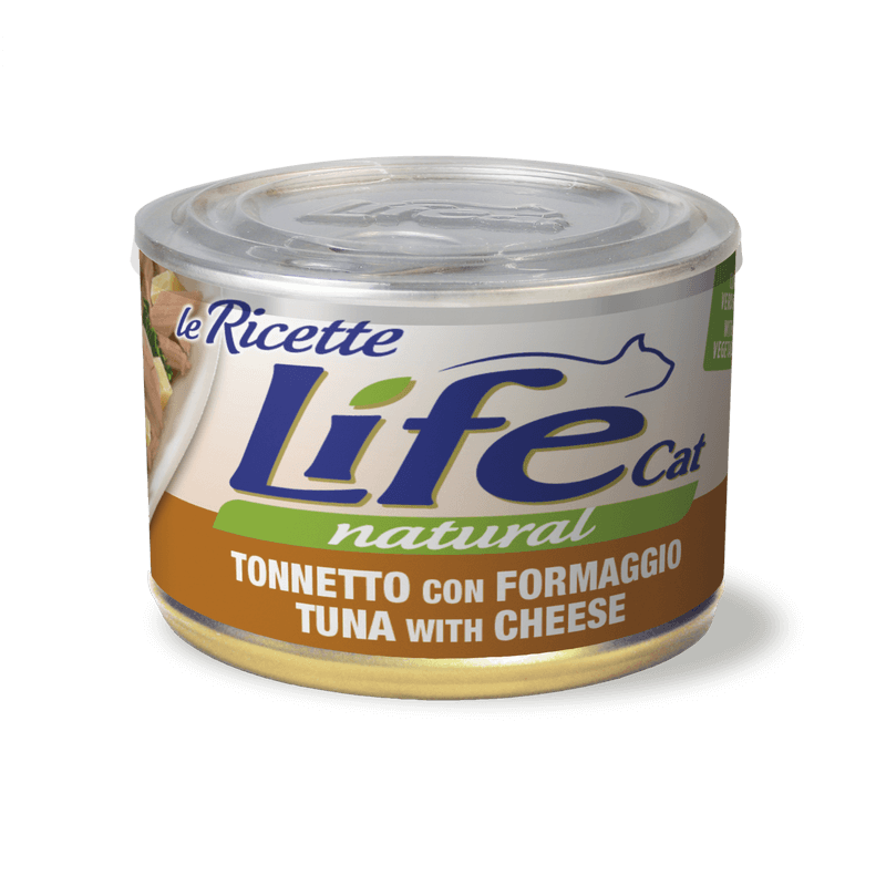 Life gatto Le Ricette Tonnetto con Formaggio 150 gr
