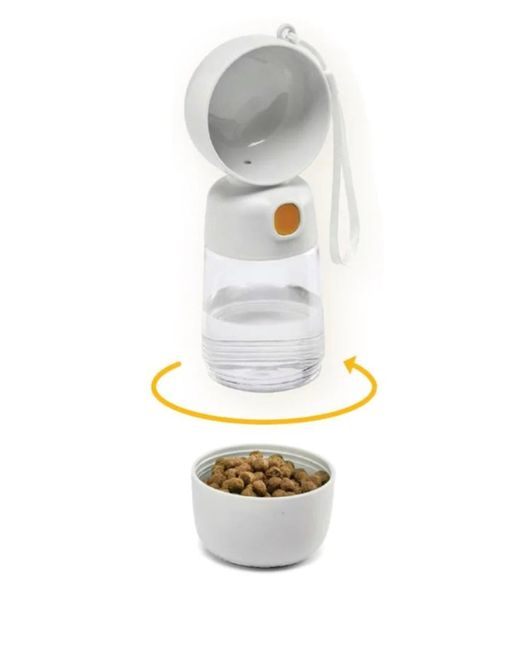 Leopet Happy Travel Borraccia Multifunzione 2 in 1 per Cani e Gatti