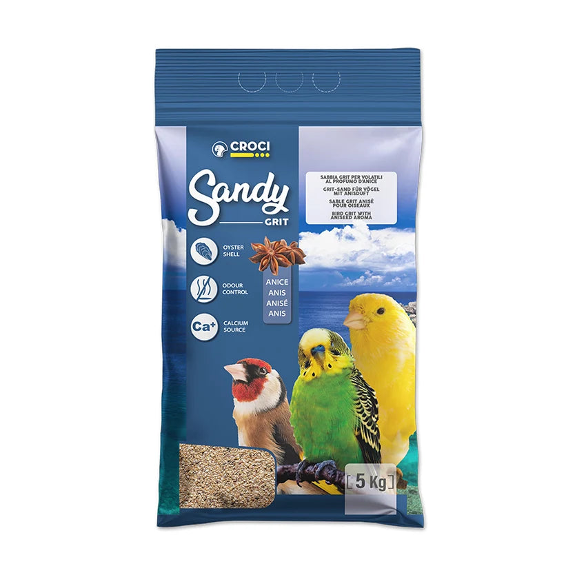 Croci Sabbia per Volatili con Grit 5 kg