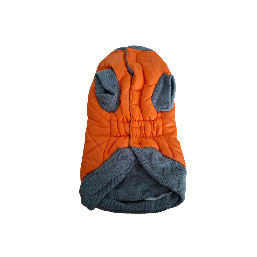 Giubbotto Imbottito Orange per Cani Croci Tg 25