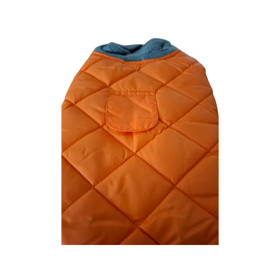 Giubbotto Imbottito Orange per Cani Croci Tg 25