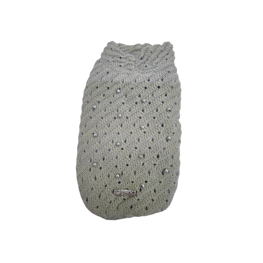 Maglione per Cane Charlene con Perle Croci Tg 25 XS