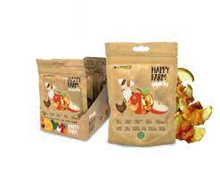 Happy Farm Mela/Pollo per cani Snack Croci 80 gr