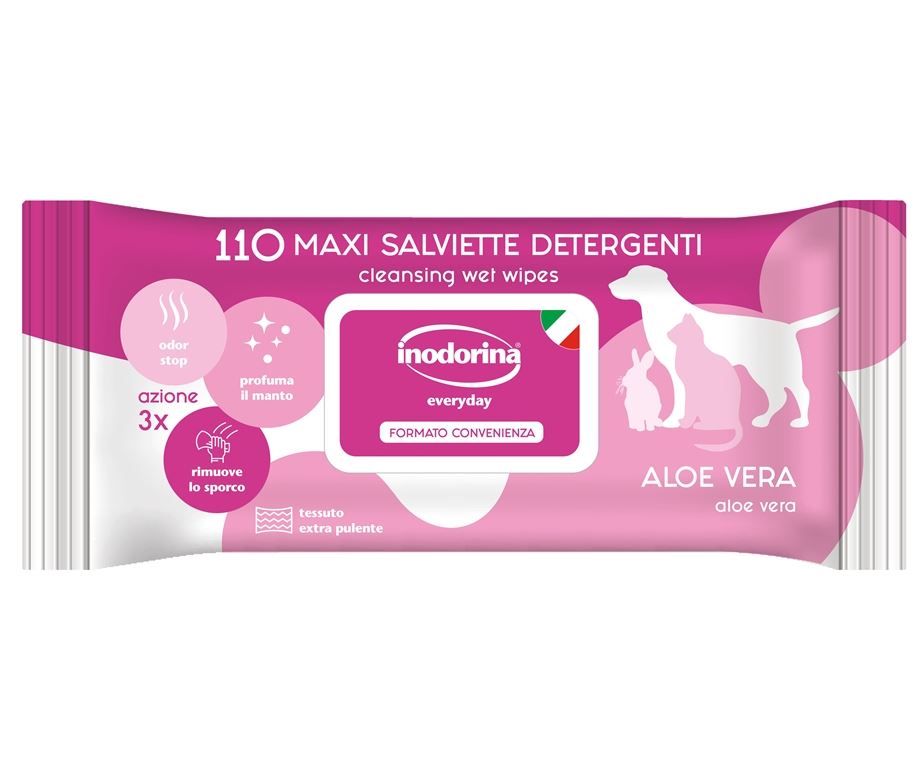 Salviette Detergenti Profumate Aloe - 110 Pz