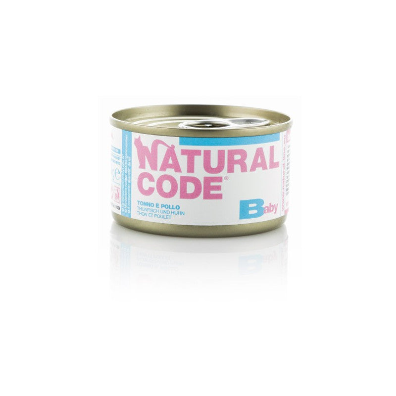 Natural Code gatto Baby Tonno e Pollo 85 gr