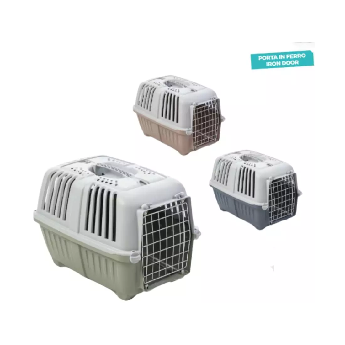 Leopet Trasportino Pratiko Maxi per Cani e Gatti 60 × 40 × 40 cm