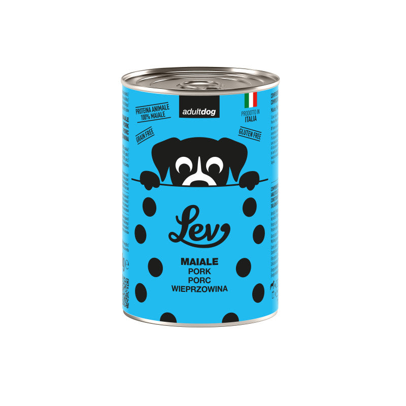 LEV Dog Umido Completo al Maiale 400 g