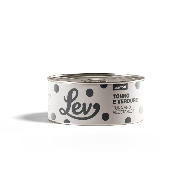 LEV Natural Gatto Tonno e Verdure 140 g