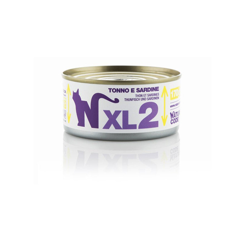 Natural Code gatto XL02 Tonno e Sardine 170 gr