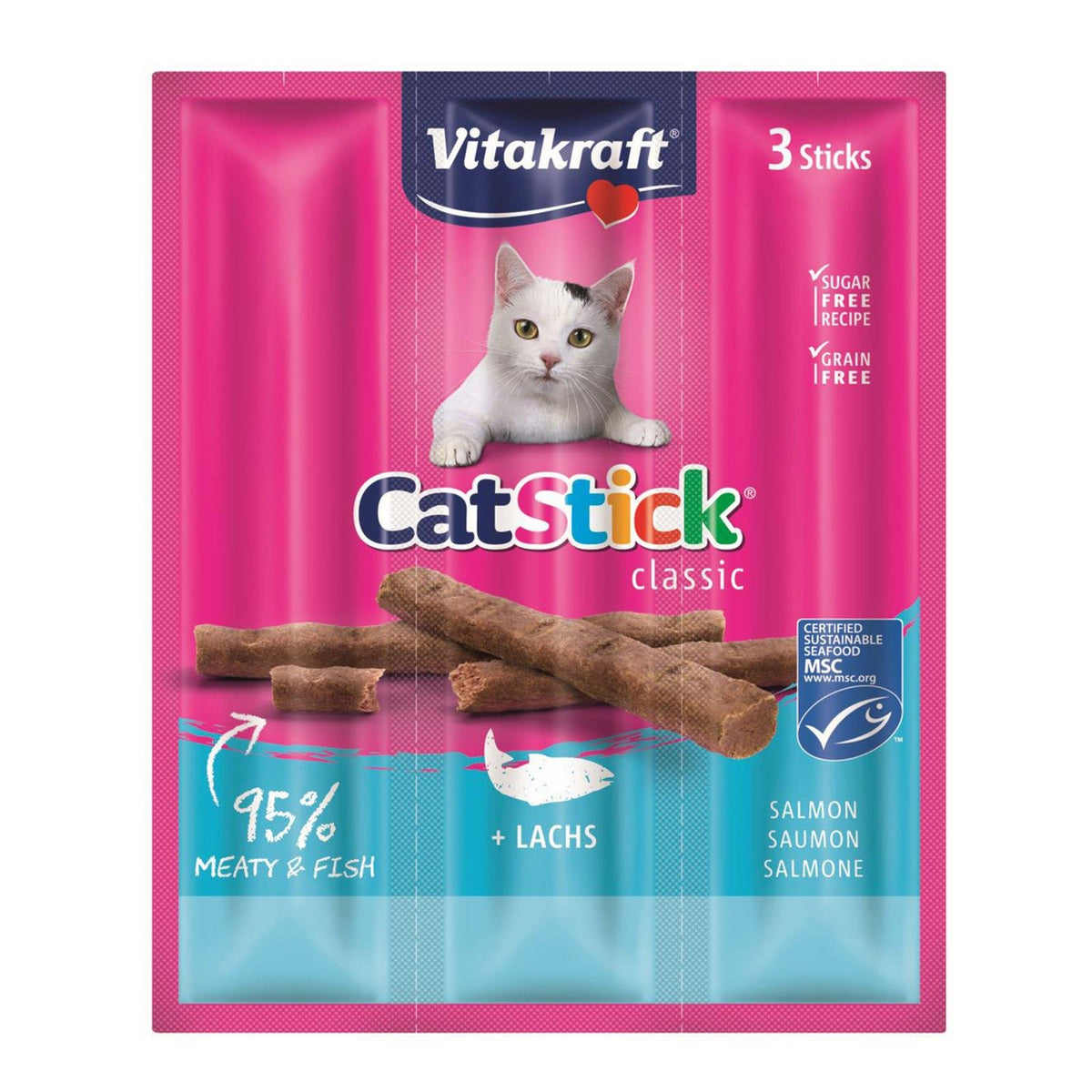 Vitakraft Cat Stick Salmone 3 x 6 g