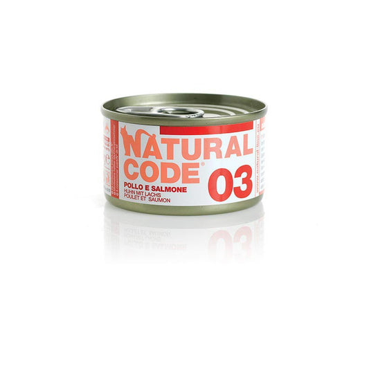 Natural Code Gatto 03 Pollo e Salmone 85