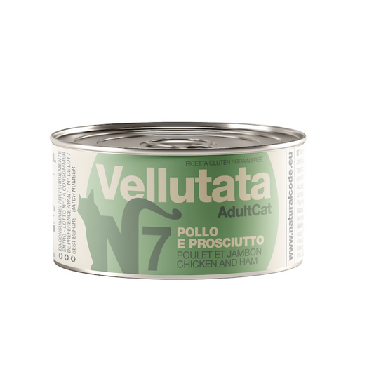 Natural Code gatto 7 Vellutata Pollo e Prosciutto 85 gr