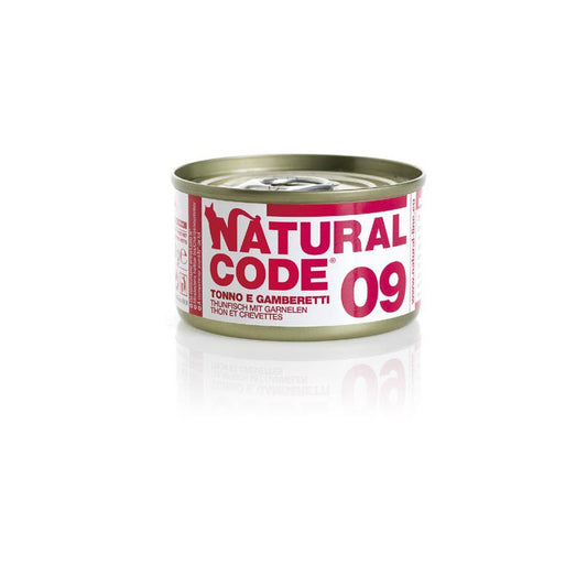 Natural Code Gatto 09 Tonno e Gamberetti 85 gr