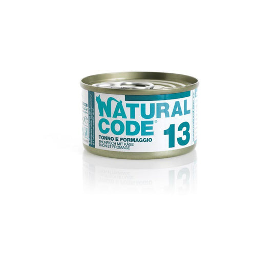Natural Code Gatto 13 Tonno e Formaggio 85 gr