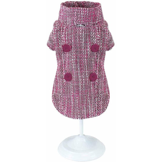 Giubbotto Pinky Tweed  per Cani Croci Tg 25
