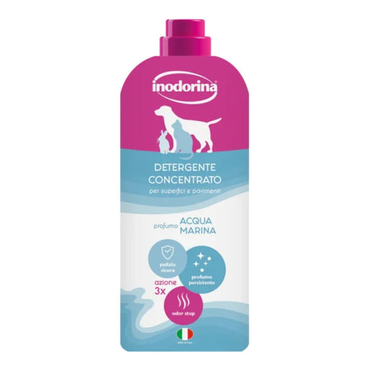 Detergente Concentrato Inodorina per Superfici e Pavimenti Acqua Marina 1 Lt