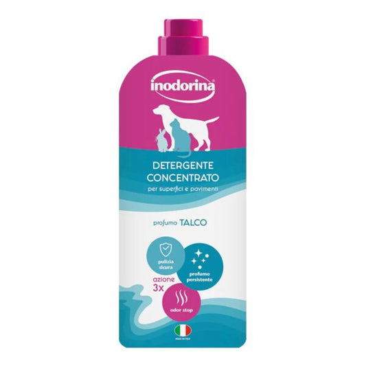 Detergente Concentrato Inodorina per Superfici e Pavimenti Talco 1 Lt