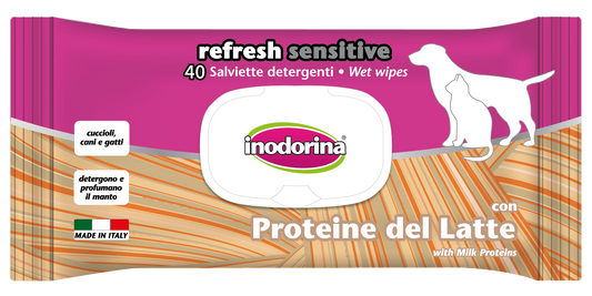 Salviette Detergenti Proteine del Latte - 40 Pz