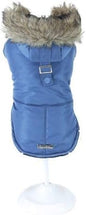 Giubbotto Imbottito Blue Parka per Cani Croci Tg 25