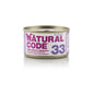 Natural Code gatto 33 Tonno Orata e Mela Jelly 85 gr