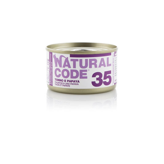 Natural Code gatto 35 Tonno e Papaya Jelly 85 gr