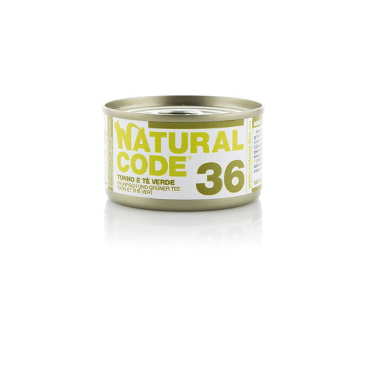 Natural Code gatto 36 Tonno e Tè Verde Jelly 85 gr