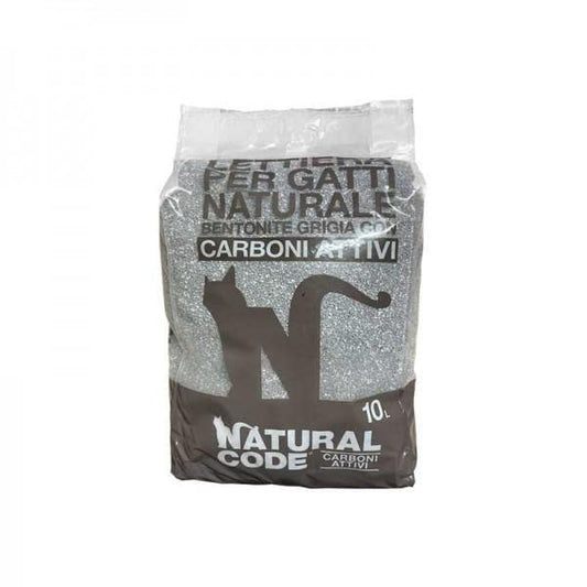 Lettiera Bentonite Agglomerante Carboni Attivi Natural Code 10 Lt