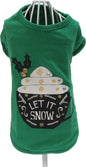 T-shirt Xmas Let It Snow Croci Tg 25 XS