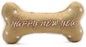 Croci Xmas Happy New Year – Gioco Osso Dorato con Squeaker per Cani 18 cm