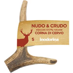 Corno di cervo naturale Inodorina Nudo&Crudo Taglia S