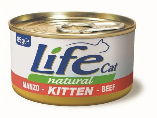 Life Natural gatto Kitten Manzo 85 gr