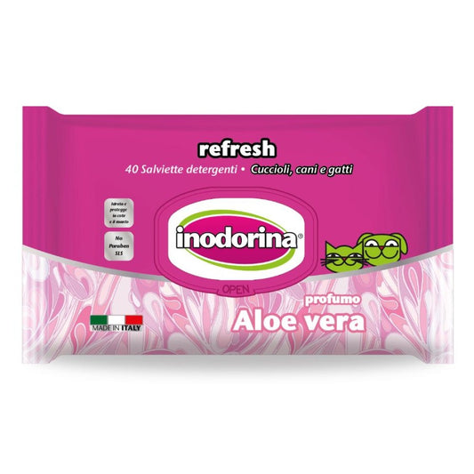 Salviette Detergenti Profumate Aloe - 40 Pz