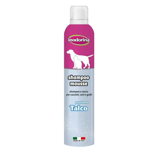 Inodorina Shampoo Mousse Per Animali Talco 300 ml