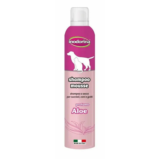 Inodorina Shampoo Mousse Per Animali Aloe 300 ml