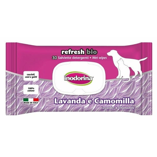 Salviette Detergenti Refresh Bio Lavanda e Camomilla - 30 Pz