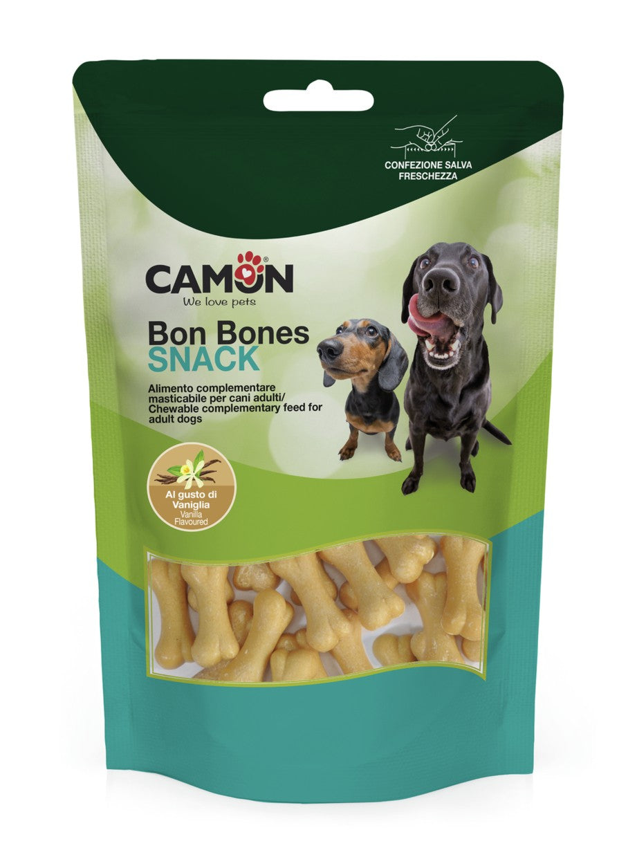 Bon Bones al gusto di vaniglia Camon 120 gr