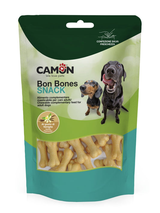Bon Bones al gusto di vaniglia Camon 120 gr