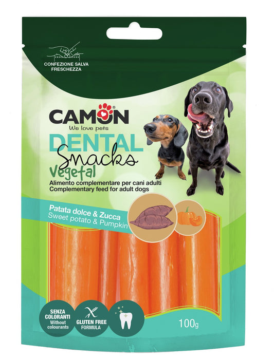 Cannoli di patata dolce con zucca Snack Vegetale Camon 80 gr