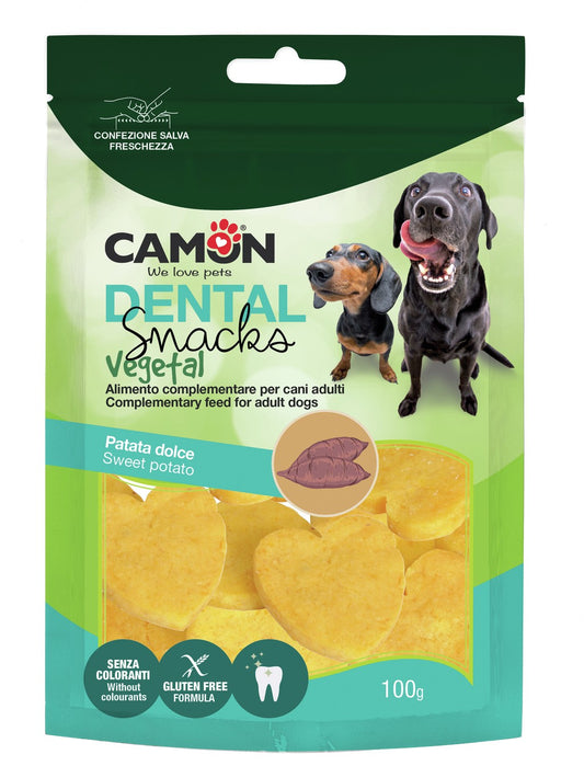 Cuoricini con patata dolce Snack Vegetale Camon 80 gr