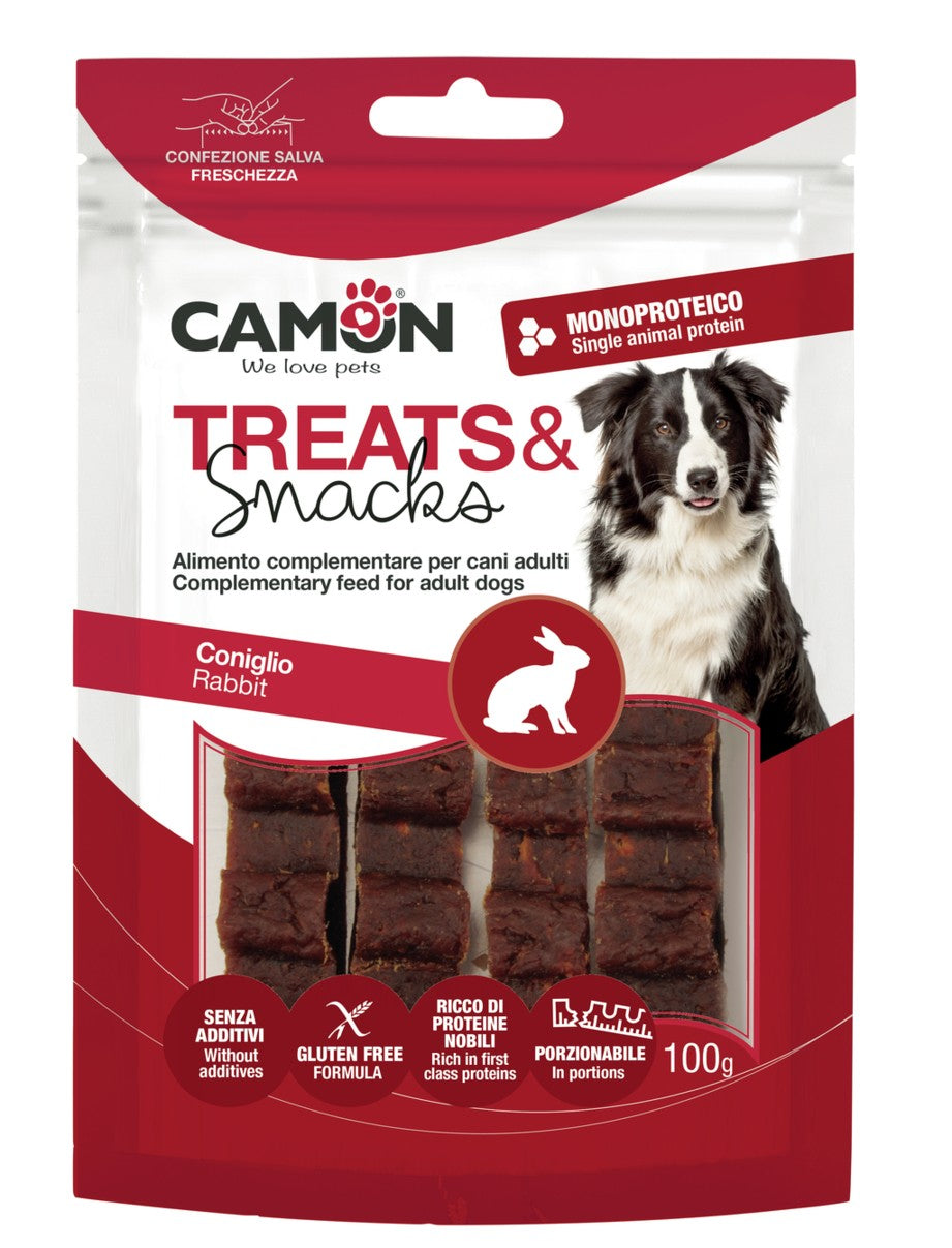 Barretta porzionabile al Coniglio Snack Camon 100 gr