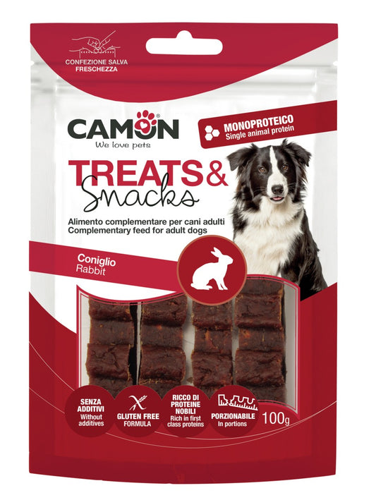 Barretta porzionabile al Coniglio Snack Camon 100 gr