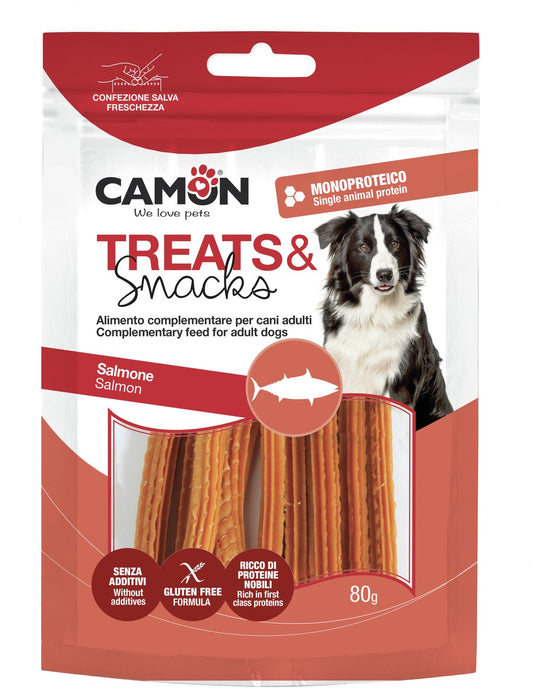 Strips di Salmone a Spirale  Snack Camon 80 gr