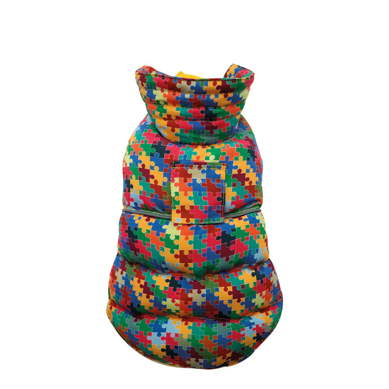 Giubbotto Imbottito Candy Puzzle Croci Tg 25