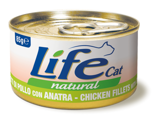 Life Natural gatto Filetti di Pollo con Anatra 85 gr