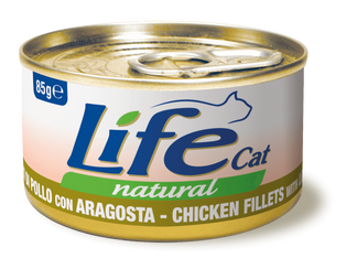 Life Natural gatto Filetti di Pollo con Aragosta 85 gr