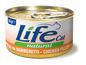 Life Natural gatto Filetti di Pollo con Gamberetti 85 gr